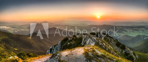 Fototapeta sunset landscape
