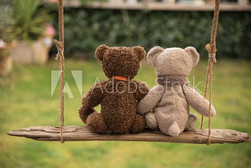 Fototapeta Teddy bear in love