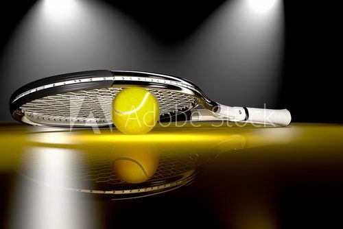 Fototapeta Tennis Racket Show