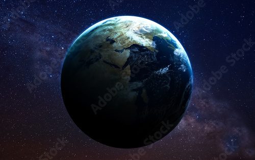 Fototapeta The Earth from space. This image elements furnished by NASA.