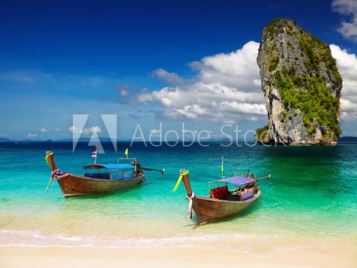 Fototapeta Tropical beach, Andaman Sea, Thailand