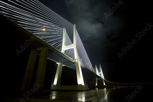 Fototapeta Vasco da Gama bridge in Lisbon