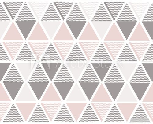 Fototapeta Vector abstract triangles stripes
