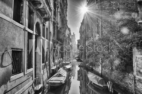 Fototapeta Venezia in bianco e nero