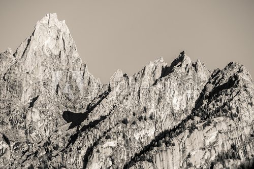 Fototapeta vertical granite rocky wall Valtellina Italy
