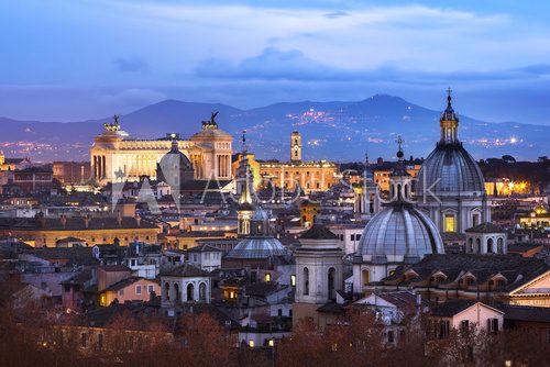 Fototapeta Vue des toits de Rome