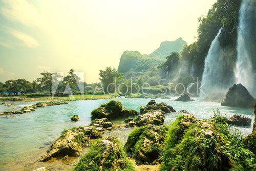 Fototapeta Waterfall in Vietnam