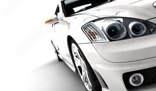 Fototapeta White car