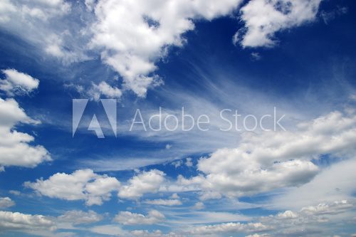 Fototapeta white clouds