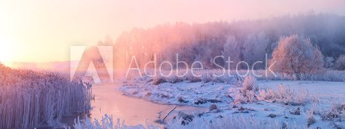 Fototapeta Winter sunrise
