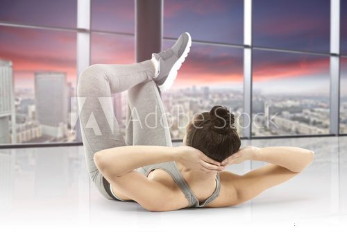 Fototapeta woman and sport 