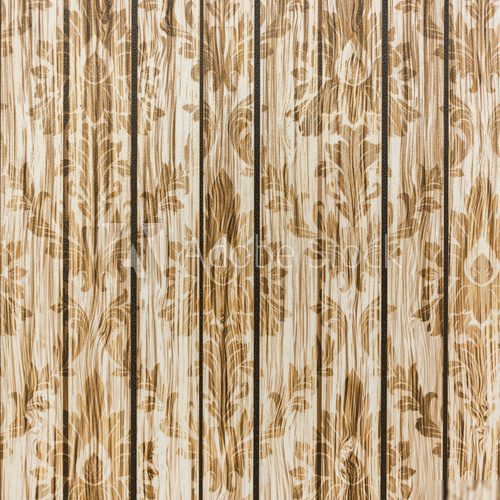 Fototapeta wood texture of wall with natural patterns