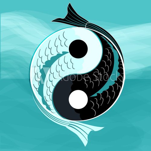 Fototapeta Yin yang symbol