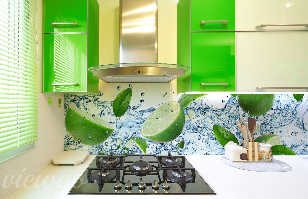 Aranżacja Fototapety Szał limonek