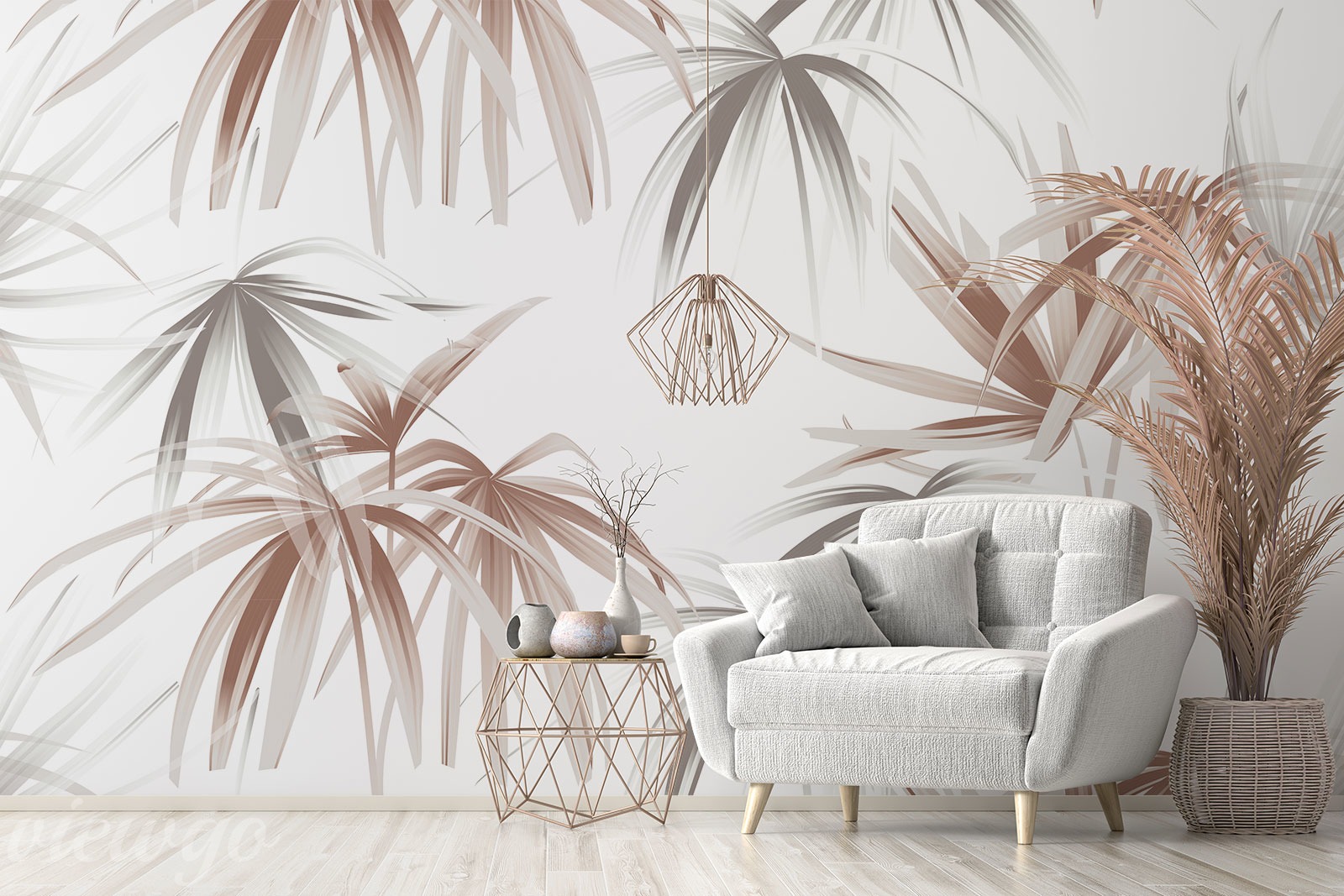 Aranżacja Fototapety Motywy florystyczne w innym wydaniu