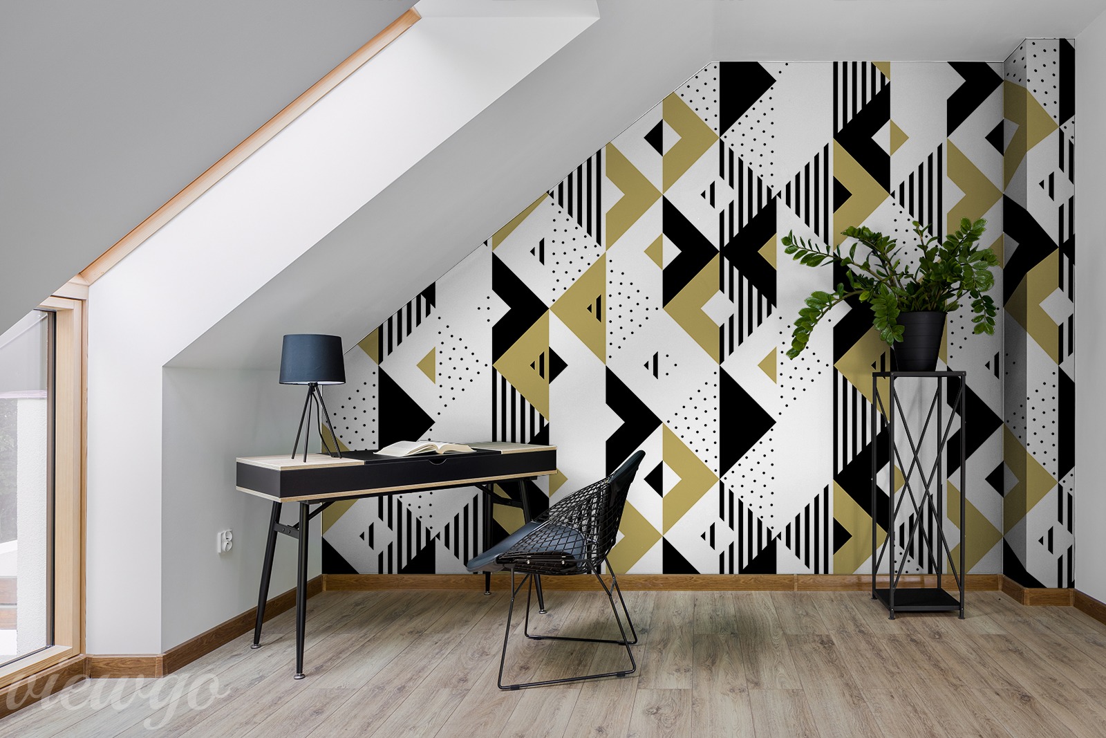 Aranżacja Fototapety Modna i stylowa geometria